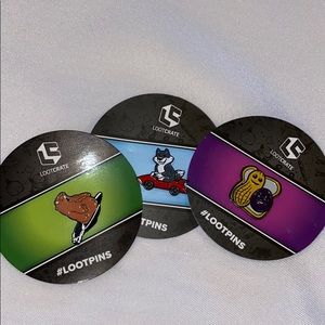 BUNDLE (3) Loot Crate Pins